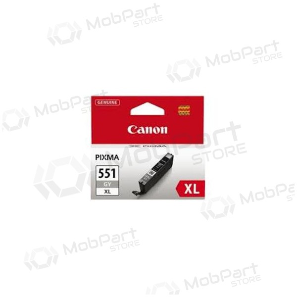 Canon CLI-551XL (6447B001), grå bläckpatron för bläckstråleskrivare