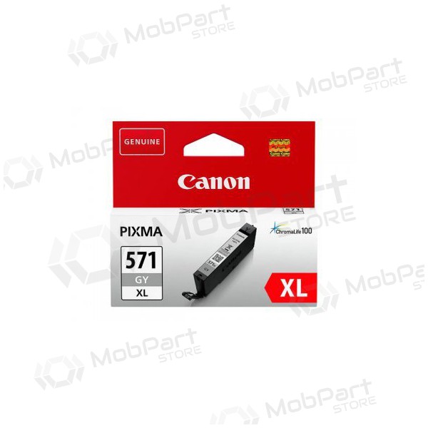 Canon CLI-571XLGY (0335C001), grå bläckpatron för bläckstråleskrivare, 289 sidor.