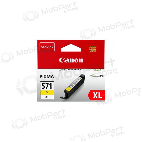Canon CLI-571XLY (0334C001), gul bläckpatron för bläckstråleskrivare, 715 sidor.