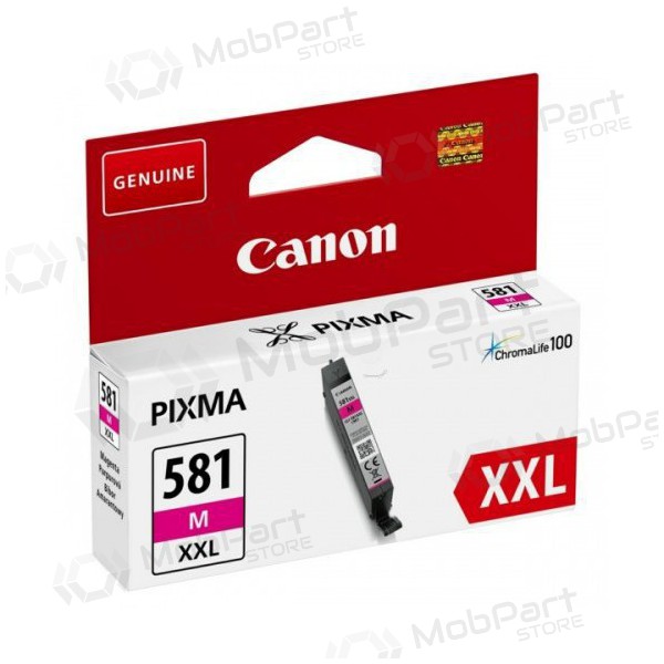 - Canon CLI-581 XXL (1996C001), lila bläckpatron för bläckstråleskrivare