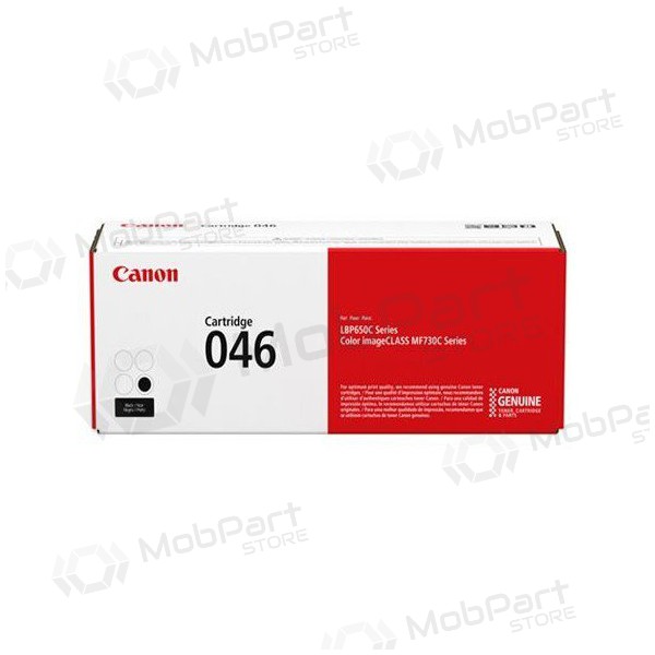 Canon CRG 046 (1250C002), svart toner för laserskrivare, 2200 sidor.