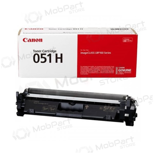 Canon CRG 051H (2169C002) svart tonerkassett för laserskrivare, 4100 sidor