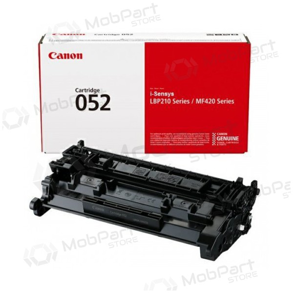 Canon CRG 052 (2199C002), svart toner för laserskrivare, 3100 sidor.