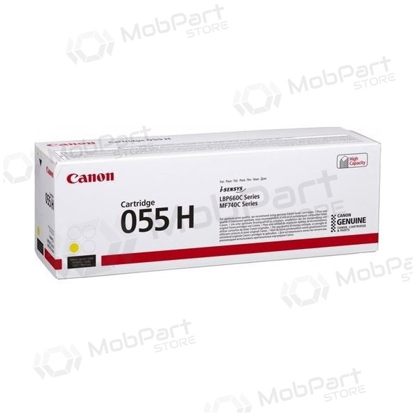 Canon CRG 055H (3017C002) gul tonerkassett för laserskrivare, 5900 sidor