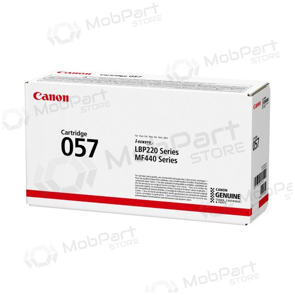 Canon CRG 057 (3009C002) svart patron för laserskrivare, 3100 sidor.