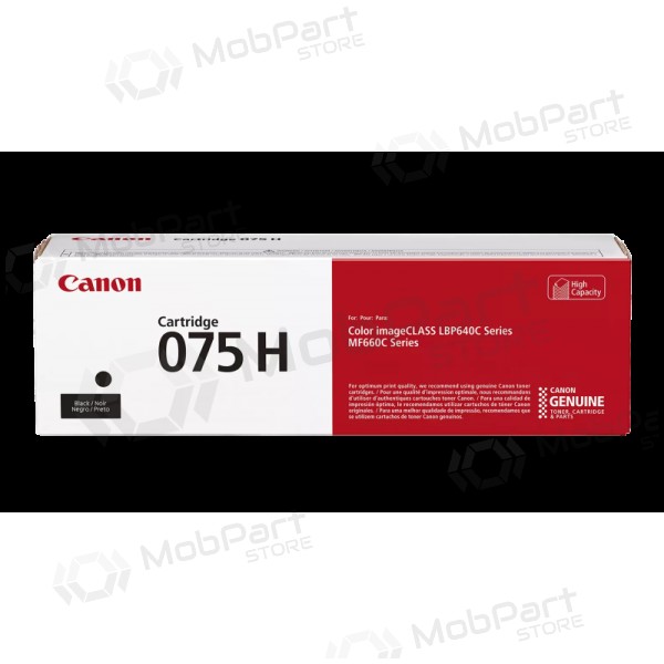 Canon CRG 075H BK (6369C002) Laserkassett, Svart