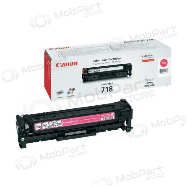 Canon CRG 718 (2660B002) patron för laserskrivare, 2900 sidor. Canon CRG 718 (2660B002) patron för laserskrivare, 2900 sidor.