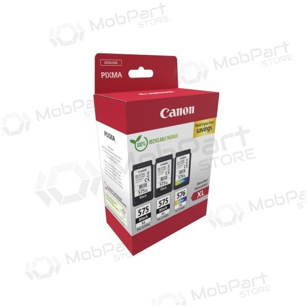 Canon PG-575XL/CL-576XL (5437C004) Bläckpatronset, BK/CMY
