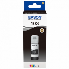 Epson 103 EcoTank (C13T00S14A), svart bläckpatron för bläckstråleskrivare, 65 ml