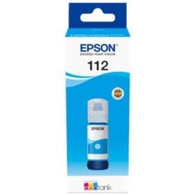 Epson 112 EcoTank (C13T06C24A) bläckpåfyllningsflaska, cyan
