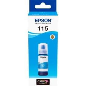 Epson 115 EcoTank (C13T07D24A) Bläckpåfyllningsflaska, Cyan
