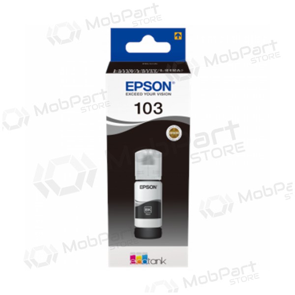 Epson 103 EcoTank (C13T00S14A), svart bläckpatron för bläckstråleskrivare, 65 ml