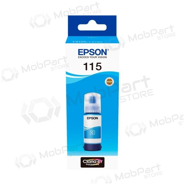 Epson 115 EcoTank (C13T07D24A) Bläckpåfyllningsflaska, Cyan