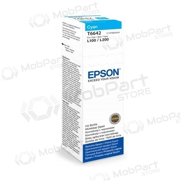 Epson (C13T66424A), cyan patron för bläckstråleskrivare (SPEC)