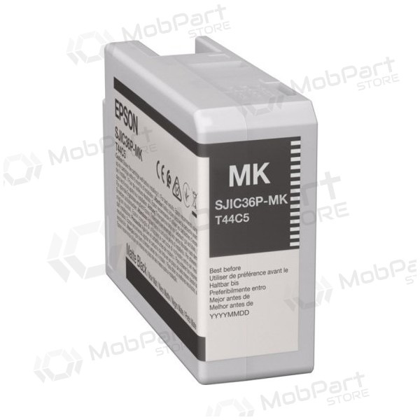 Epson SJIC36P(MK) (C13T44C540) Bläckpatron, Matt svart