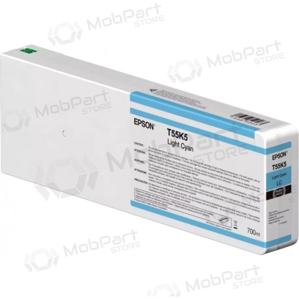 Epson T55K5 (C13T55K500) 700 ml bläckpatron, ljus cyan