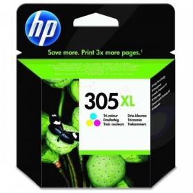 HP 305XL trefärgad (3YM63AE) bläckpatron, CMY