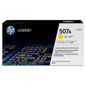 HP No.507A (CE402A), gul patron för laserskrivare, 6000 sidor.