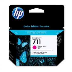 HP nr 711 - CZ135A, magenta patron för bläckstråleskrivare