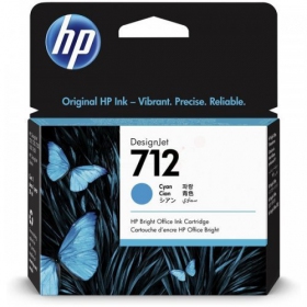HP No.712 (3ED67A), blå patron Rašaliniams spausdintuvams, 29ml.