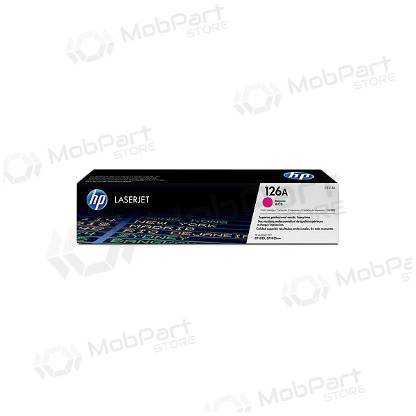 HP 126A (CE313A), magenta tonerpatron för laserskrivare, 1000 sidor