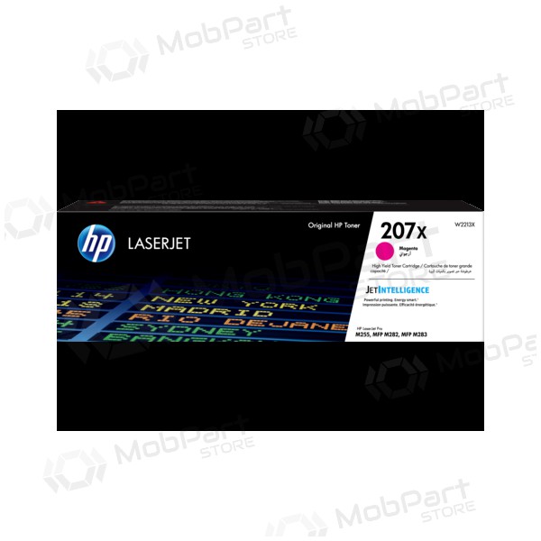 HP 207X W2213X, magenta tonerkassett för laserskrivare