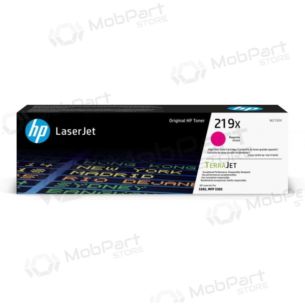HP 219X (W2193X) laserkassett, magenta