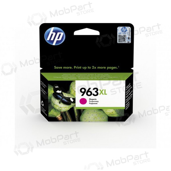 HP - (3JA28AE, 963XL), purpur bläckpatron för bläckstråleskrivare, 1600 sidor.