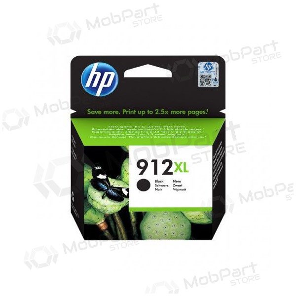 HP (3YL84AE, 912XL), svart bläckpatron för bläckstråleskrivare, 825 sidor.