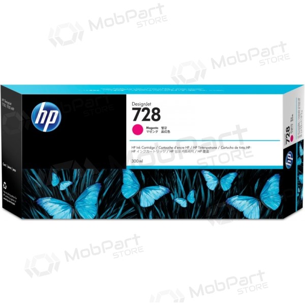 HP 728 (F9K16A) bläckpatron, magenta (SPEC)