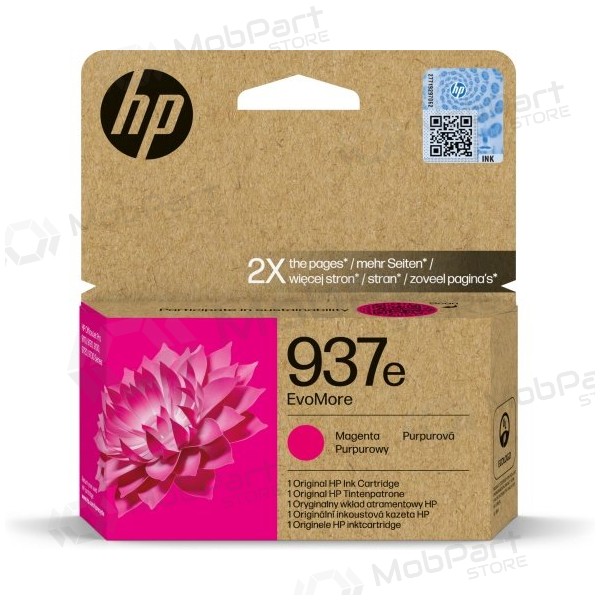 HP 937e EvoMore (4S6W7NE) bläckpatron, magenta