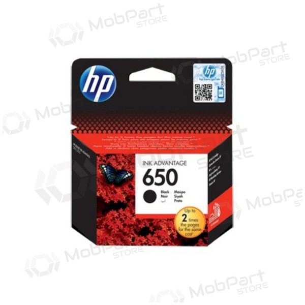 HP Nr. 650 (CZ101AE), svart bläckpatron för bläckstråleskrivare
