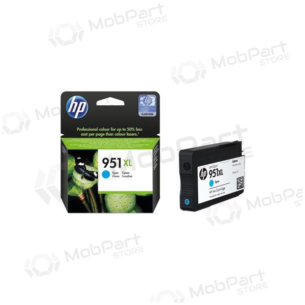 HP nr 951 XL (CN046AE), cyan bläckpatron, 1500 sidor