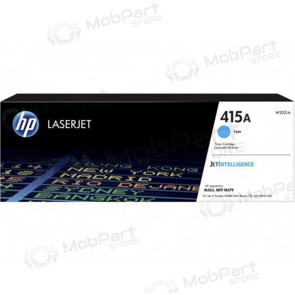 HP (W2031A, 415A), cyan patron för laserskrivare