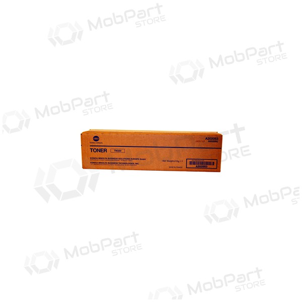 Konica-Minolta TN-320 (A202053), svart patron för laserskrivare, 20000 sidor.