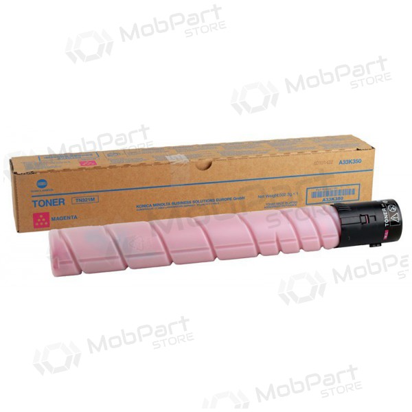 Konica-Minolta TN-321 (A33K350), magenta kassett för laserskrivare, 25000 sidor