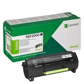 Lexmark 56F2000 Lasertoner, Svart