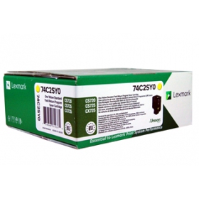 Lexmark (74C2SCE/ 74C2SC0 ), himmelsblå patron för laserskrivare, 7000 sidor.