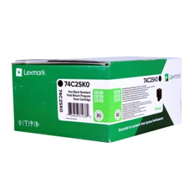 Lexmark (74C2SKE/ 74C2SK0 ), svart patron för laserskrivare, 7000 sidor.
