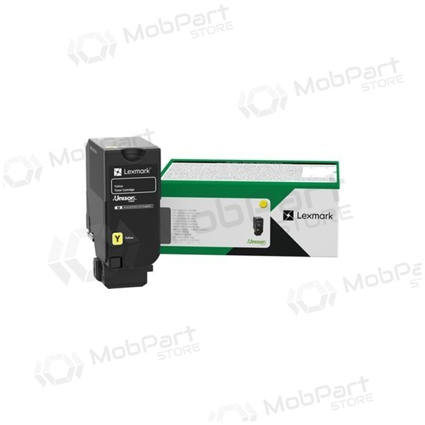 Lexmark 71C2HY0 laserkassett, gul