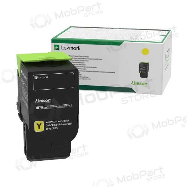 Lexmark 78C2XY0 kassett för laserskrivare, gul (5000 sidor)