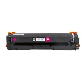 Icke-original Static Control HP No.203A (CF543A)/Canon CRG-054M Tonerkassett med nytt chip, lila, för laserskrivare, 1400 sidor.