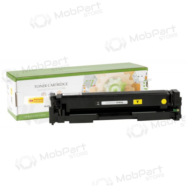 Kompatibel Static Control HP CF402A / Canon CRG 045, gul tonerkassett för laserskrivare, 1400 sidor.