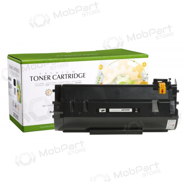 Ej original Static Control Lexmark 602H, - (60F2H00), svart tonerkassett för laserskrivare, 10000 sidor.