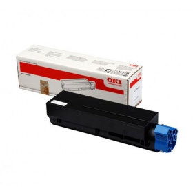 Oki MB472 (45807102), svart tonerkassett för laserskrivare, 3000 sidor.