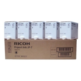 Ricoh JP-7 (817219) (5 st i en låda) Bläckpatron, Svart