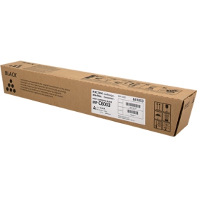 Ricoh MP C6003 (841853), svart patron för laserskrivare, 33000 sidor.