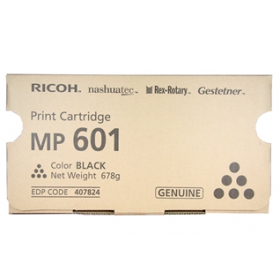 Ricoh MP601 (407824), svart patron för laserskrivare, 25000 sidor.