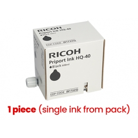 Ricoh Priport HQ-40 (817225) bläckpatron, svart (1 st)