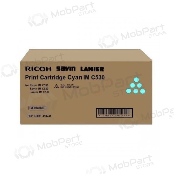 Ricoh IMC530 (418241), Blå toner för laserskrivare, 18000 sidor